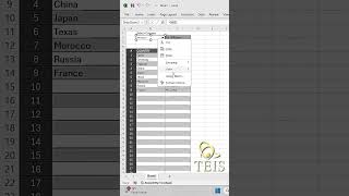 How to remove spaces from combo box in Excel