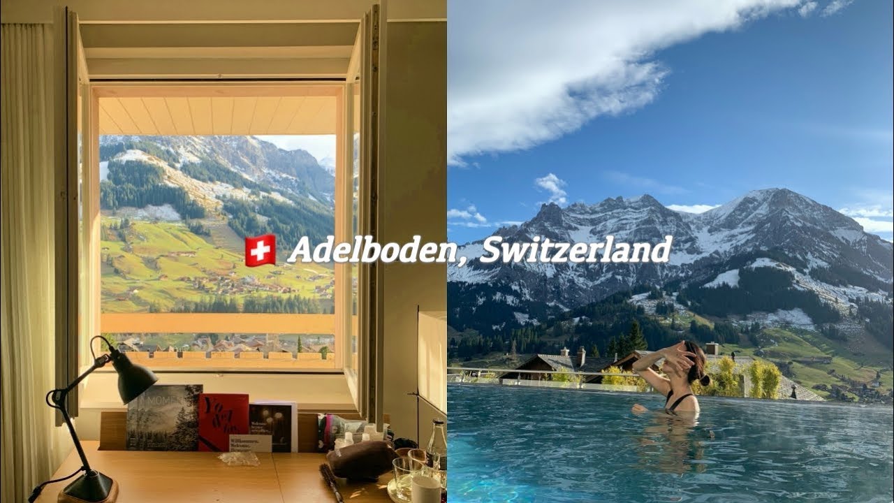 eng) 12월 스위스 여행 🇨🇭비행기 놓치고 공항에서 8시간 대기, 아델보덴.. 크고 아름다워, The Cambrian Hotel