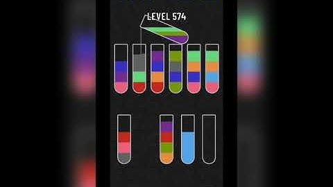 Water sort puzzle level 574