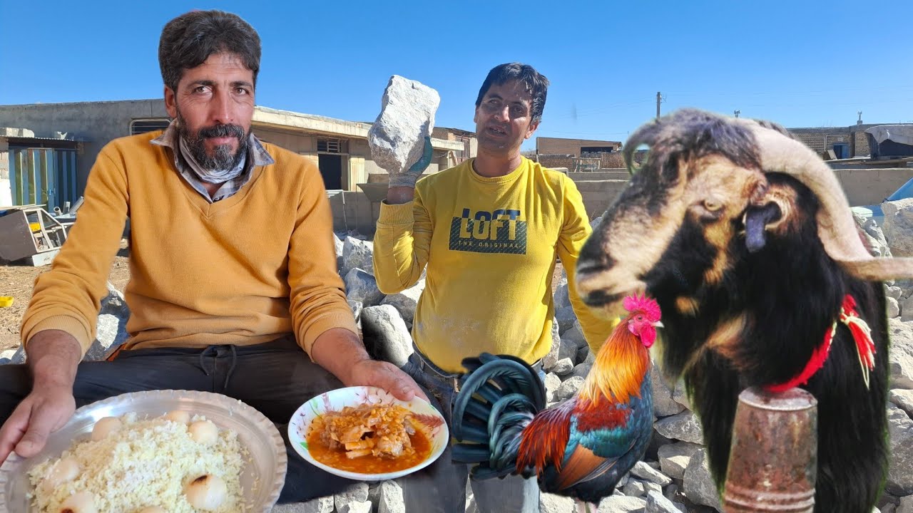 Nomadic Life | Traditional Village Cooking & Nomad Building Skills 🍲⛰️