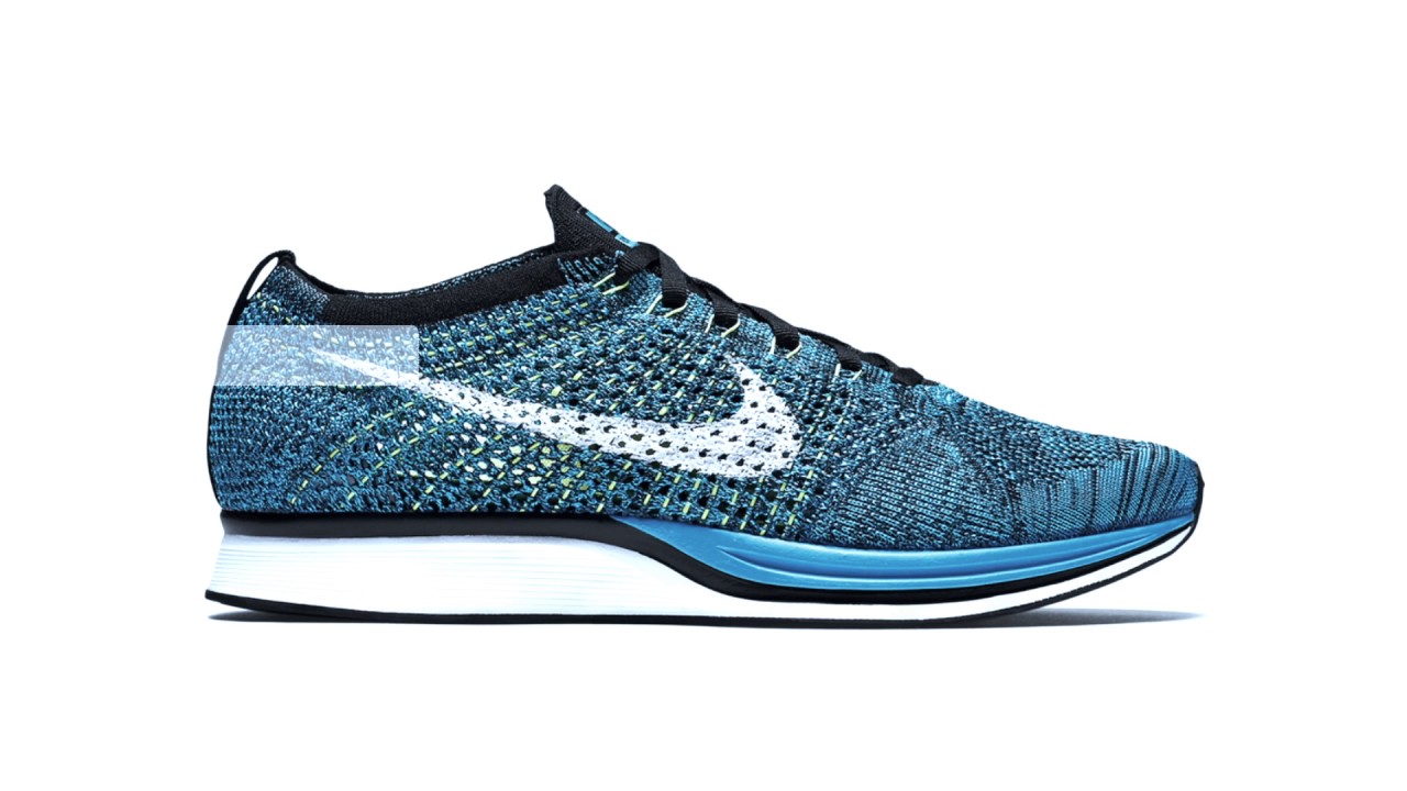 nike flyknit racer blue cactus