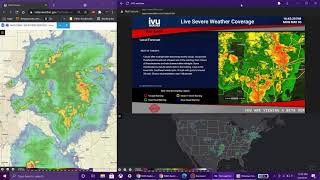 IVU Weather, NWS radar. Fort Smith, Arkansas. 5-3-21