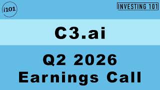 C3.ai Q2 2026 Earnings Call
