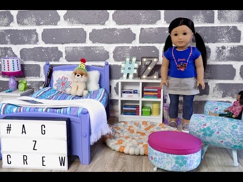 American Girl Doll Z Bedroom Youtube
