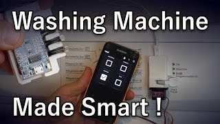 Making a Washing Machine Smart - Home Automation (MQTT, ESP8266)