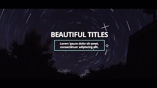 Modern Glitch Titles Premiere Pro Templates