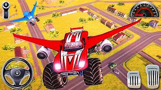 Real Flying Truck Simulator 3D - Hummer Monster Truck Driving | Android Gameplay screenshot 1