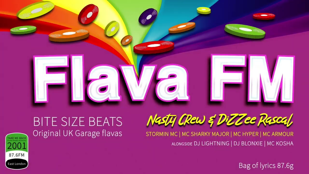 Nasty Crew & Dizzee Rascal plus more | UK Garage 2001 | Flava FM 87.6
