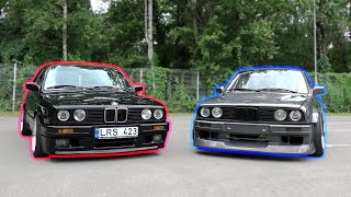 DU LABAI SKIRTINGI BMW E30 325I