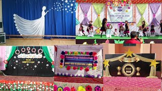 Annual function decoration ideas | stage decoration ideas for school  functions | Stage decoration - YouTube