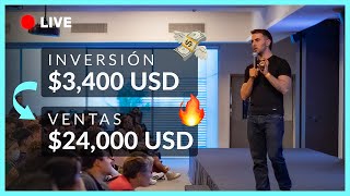 CONFERENCIA en VIVO  Cómo llegar a INVERTIR $100 USD/día en CAMPAÑAS de FACEBOOK ADS (2024)