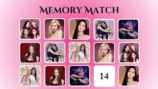 Memory Match X BLACKPINK version....🥀 Game challenge #aestheticquiz  screenshot 4