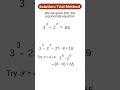 Easy Math Tricks: #shorts #easymathtricks #findx #mathshorts #exponentialequation #wondersofwisdom