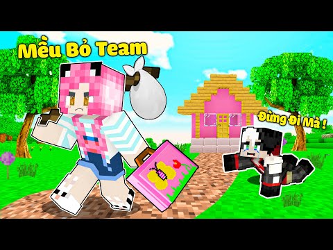 MỀU CHÍNH THỨC RỜI KHỎI TEAM PIRATE TRONG MINECRAFT*REDHOOD TROLL CHIA TAY MỀU CHANNEL