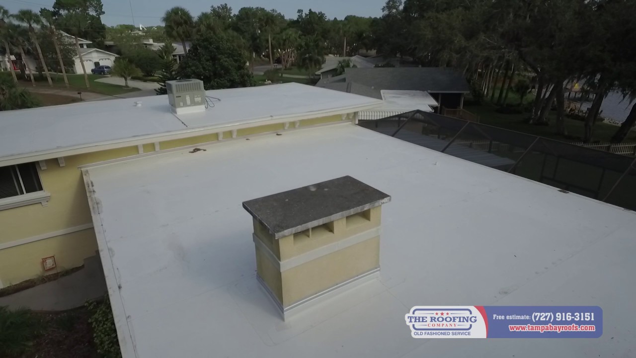 Flat TPO Roof Installation in Tampa Bay