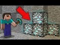 Minecraft NOOB vs PRO: NOOB DIGGING MINE AND FOUND THIS DIAMONDS IN BEDROCK! Challenge 100% trolling