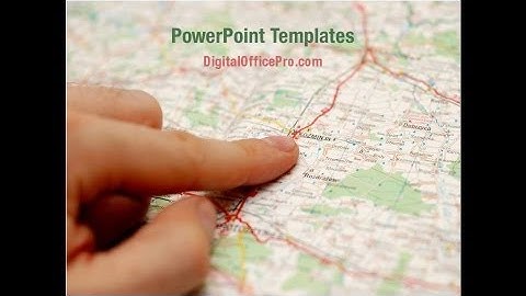 Treasure Map PowerPoint Template Backgrounds - DigitalOfficePro #05910