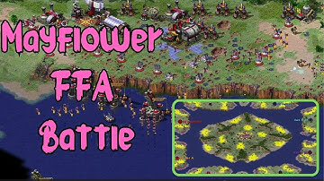 Red Alert 2   Mayflower FFA   Battle , 1 VS 7