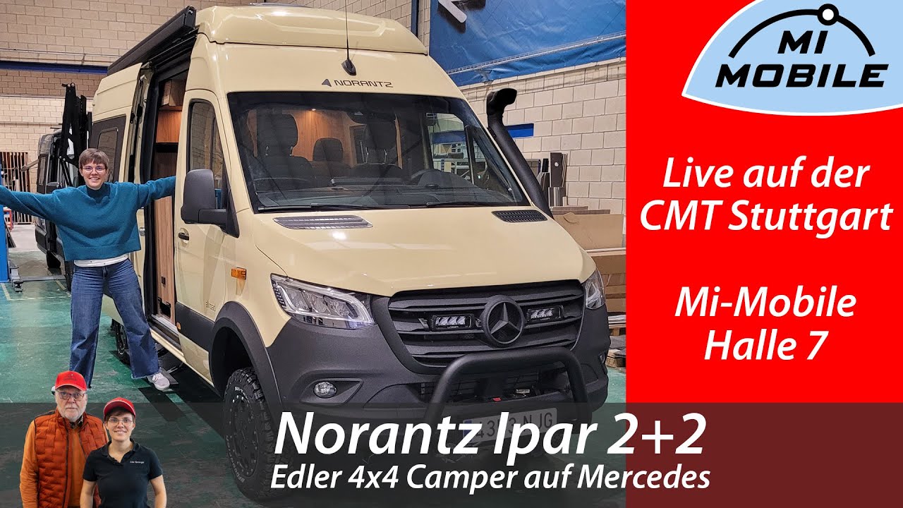 CMT-Highlight: Norantz IPAR 2+2 4x4 🧭🛠️ Sprinter-Allrad, Offroad-Technik, Autarkie & 4 Schlafplätze