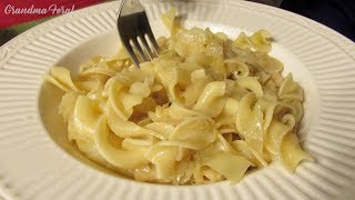 Haluski  Cabbage And Noodles  Depression Era Recipe  $1 Meal  Poor Man's Meal