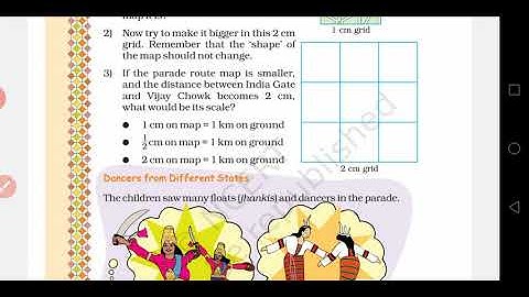 Dancers from different states. Mapping your way class 5 maths
