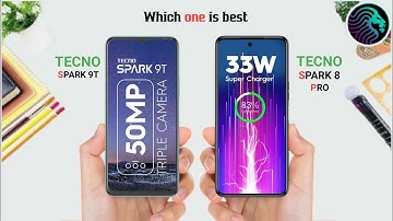 Tecno Spark 9T Vs Tecno Spark 8 Pro - Full Comparison ⚡ Which one is best 🤔