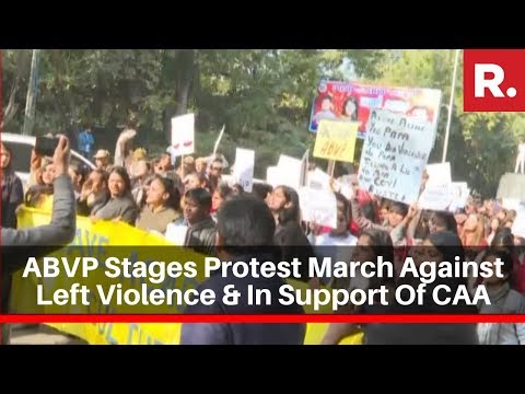 ABVP Stages Protest