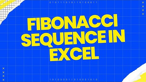 fibonacci sequence in excel