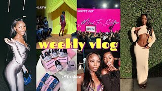 WEEKLY VLOG | LAFW , Partying with white fox + friends , SZA show &amp; more bts !