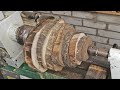 Woodturning - the unusual Christmas tree made from walnut trimmings