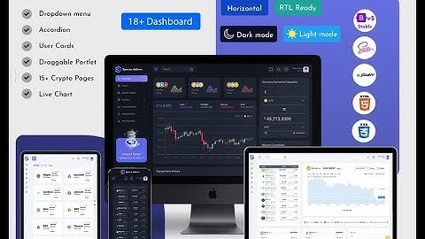 powerful Crypto Ui kit And bootstrap Dashboard - Specie