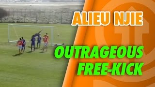 Stop It Alieu Njie! Outrageous Free-Kick From Youth Player
