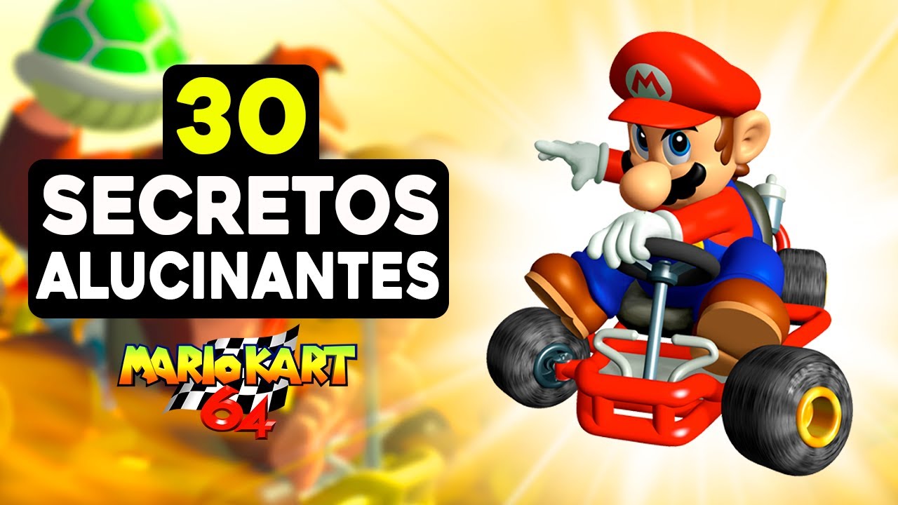30 Secretos y Curiosidades ALUCINANTES de Mario Kart 64 🏆