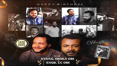PROPHETIC SUNDAY PROGRAM/ BIRTHDAY CELEBRATION [19TH OCT. 2025]