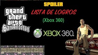 SPOILER Grand Theft Auto: San Andreas - Logros para Xbox 360