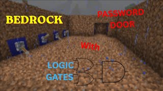 I MADE A PASSWORD DOOR With Logic Gates