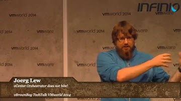 vBrownBag VMworld EMEA - Joerg Lew - vCenter Orchestrator does not bite!