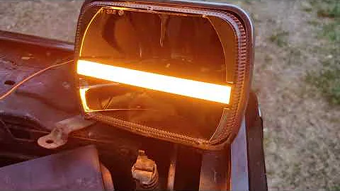 Jeep MJ UNI-SHINE 7X6 LED DRL Headlight Review