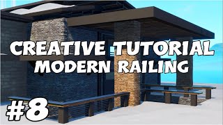 Fortnite Creative Tutorial #8 | Modern Railing (Fortnite Battle Royale)