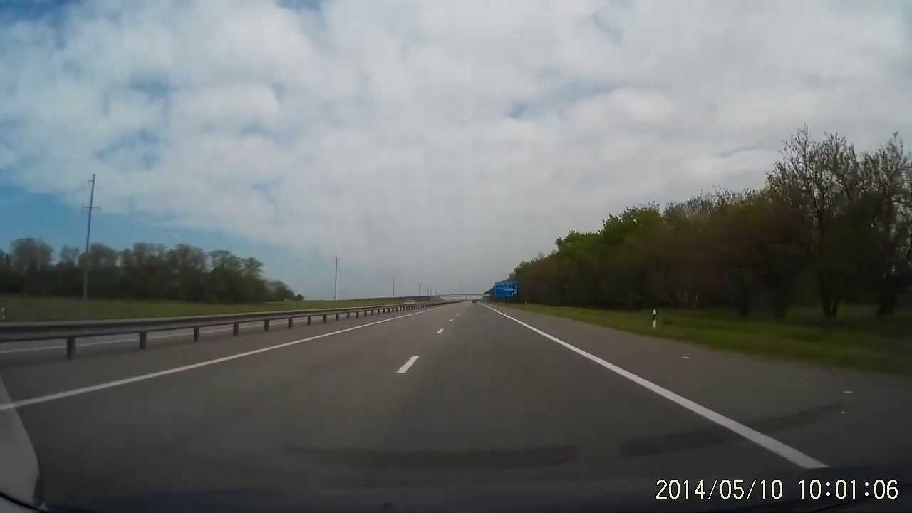 Трасса М4. Геленджик - Москва. Май 2014г.