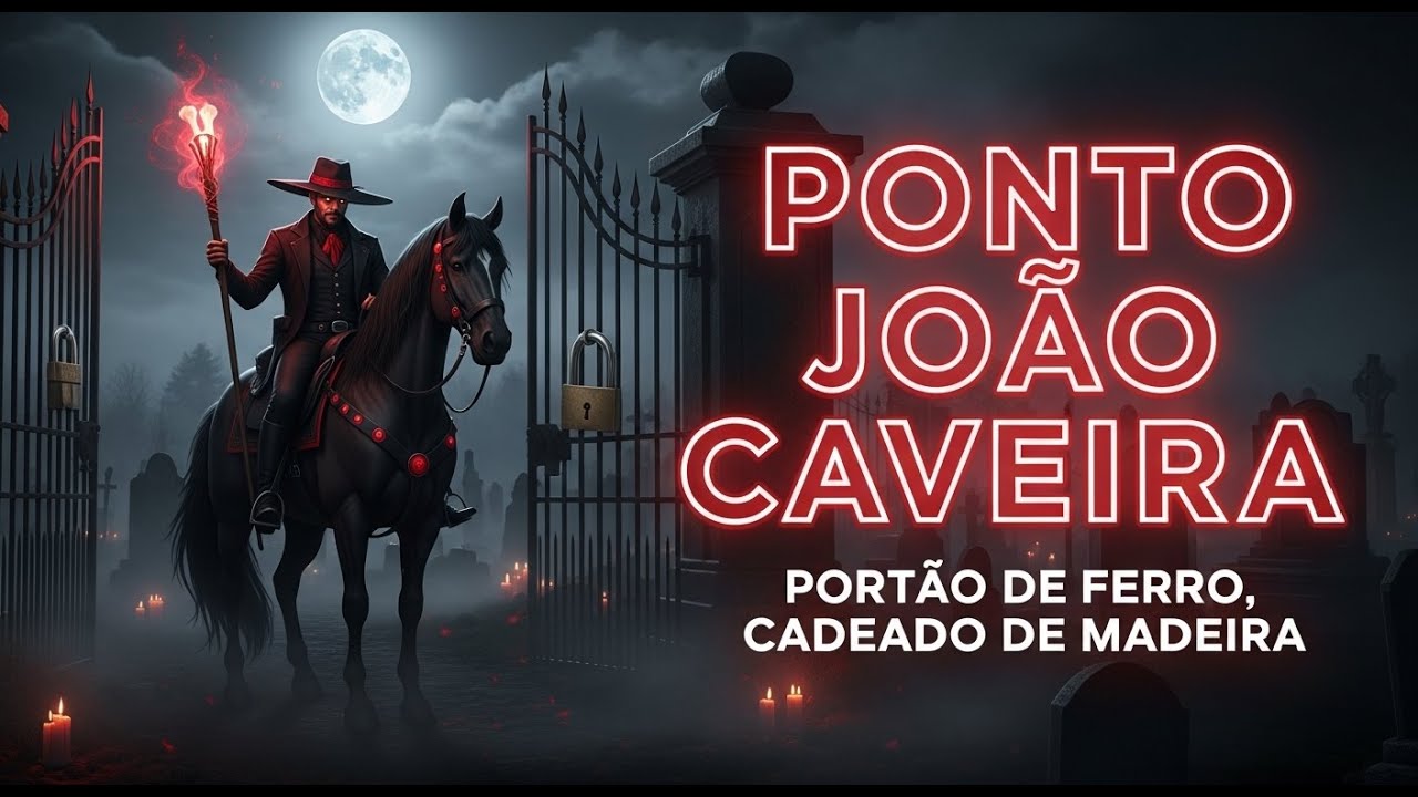 Portão De Ferro Cadeado De Madeira - Ponto João Caveira #pontodeexu #exucaveira #exu