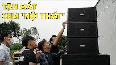 "Lột trần" dàn loa array đám cưới sự kiện cho bác khách hàng tại Hải Phòng