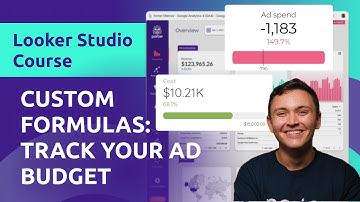 Track your ad spend vs Budget target with custom formulas on Google Looker Studio (2024)