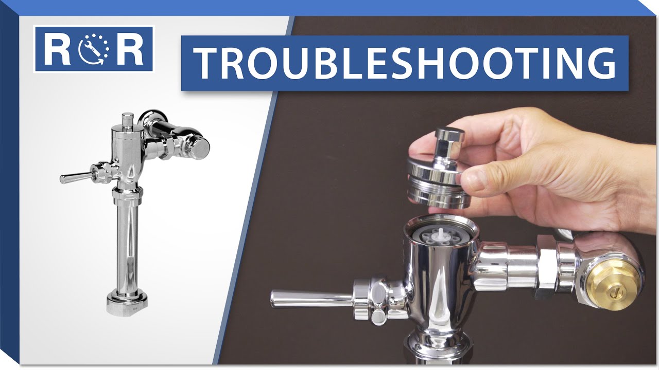 Troubleshooting A Toto Manual Flushometer Repair And Replace Youtube