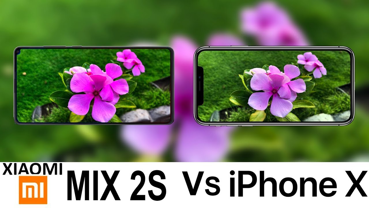 ejer Bakterie spænding Xiaomi Mi Mix 2S Vs iPhone X Camera Test - YouTube