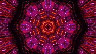 4K Abstract KALEIDOSCOPE PINK VJ Loop Motion Background || Neon Tunnel VJ Loops || 4K VJ Loops