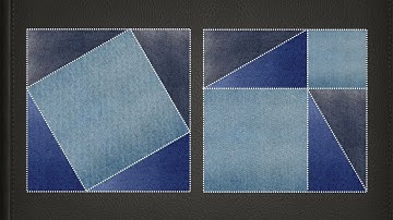 Proof of the Pythagorean theorem by rearrangement