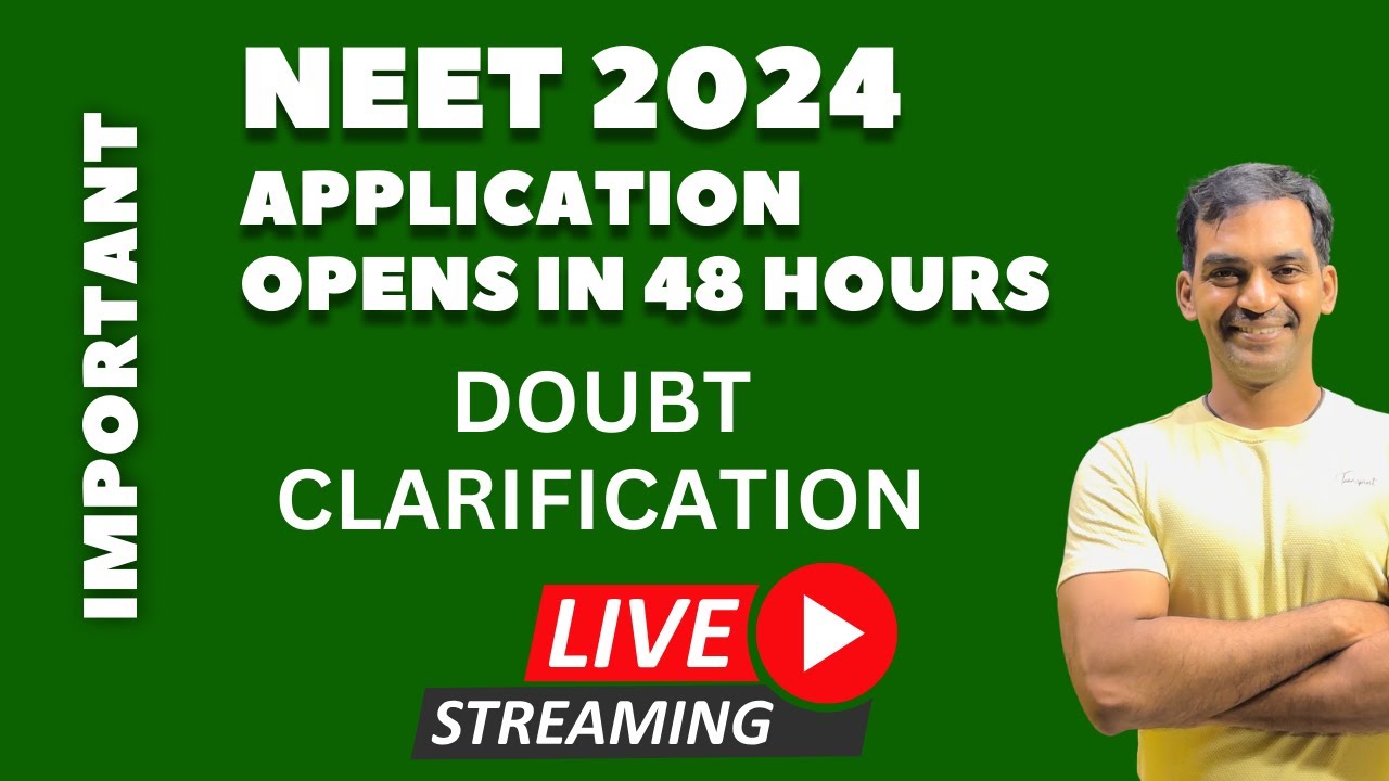 NEET 2024 Application open soon! YouTube