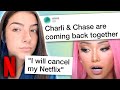 TikTokers put Netflix in big trouble, Charli D&#39;Amelio reveals she&#39;s BACK w/ Chase?