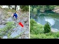 Climbing a ROCK WALL to Reach HIDDEN Fishing Spot!!! (EPIC ADVENTURE)